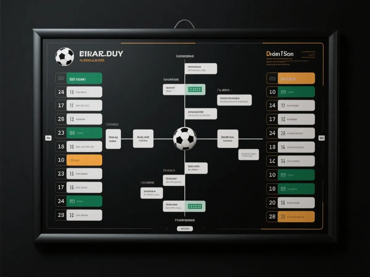 世界杯对阵图与阶段安排示意