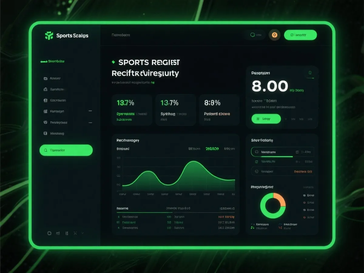 账户注册与赛事服务界面示意图