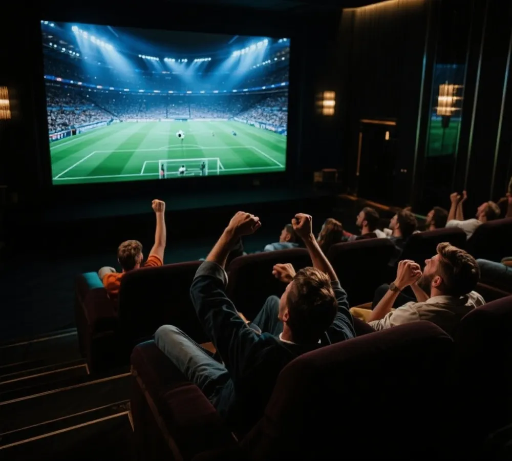 沉浸式观赛氛围示意图